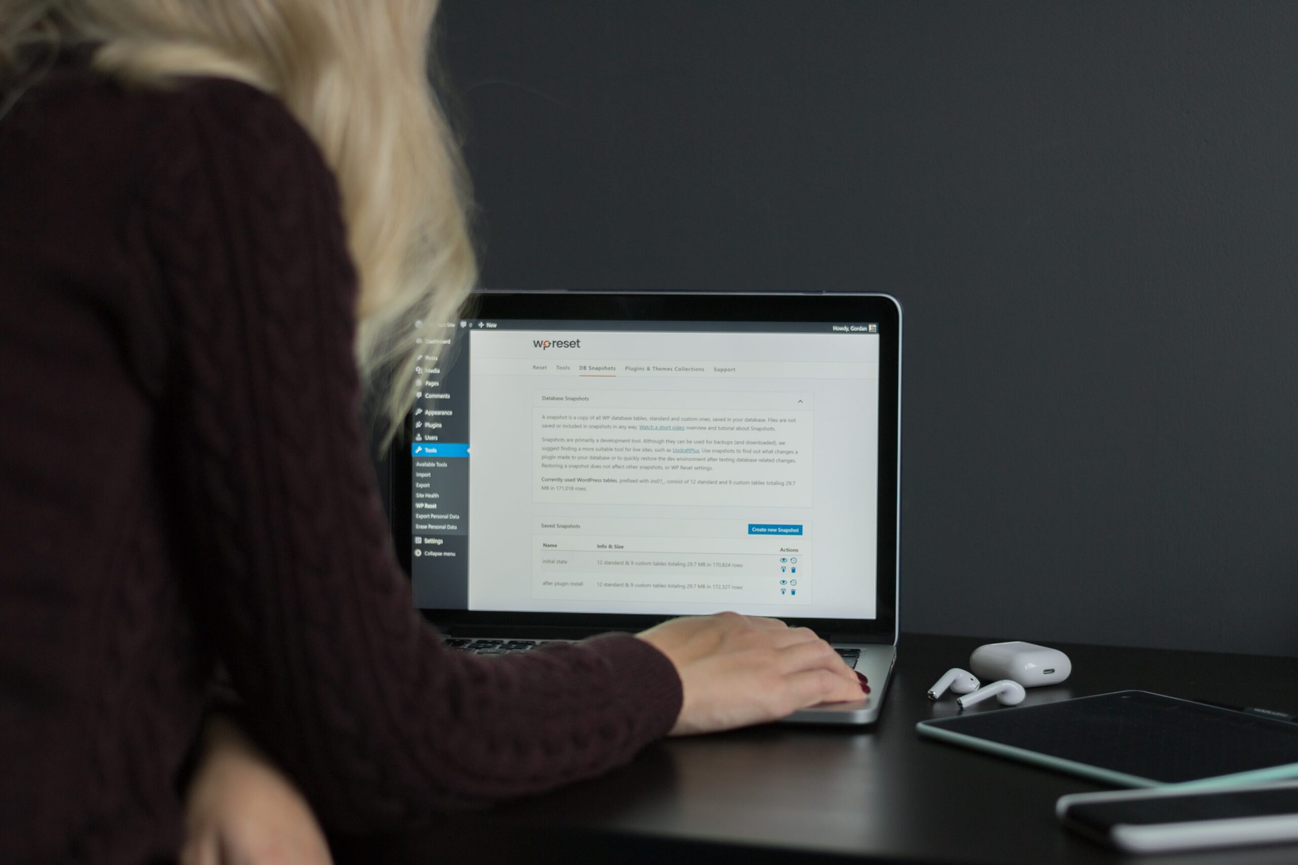 Maintenance d'un site internet Wordpress