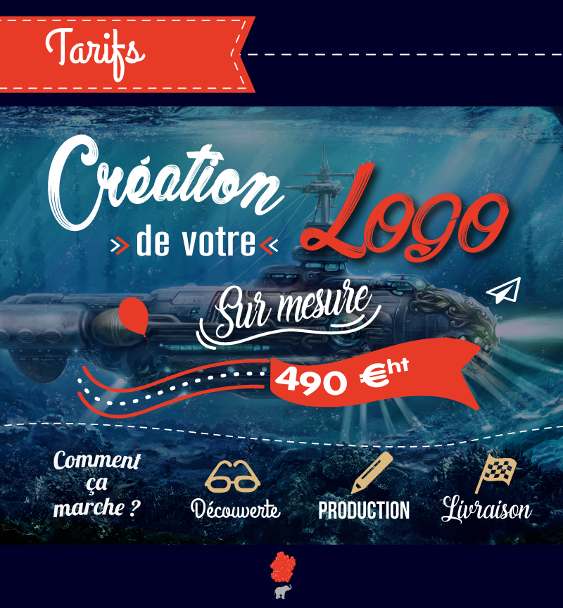 Création de logo par un graphiste en agence de communication